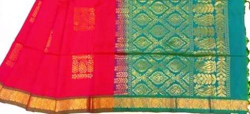 SOFT SILK SAREE WITH BLOUSE